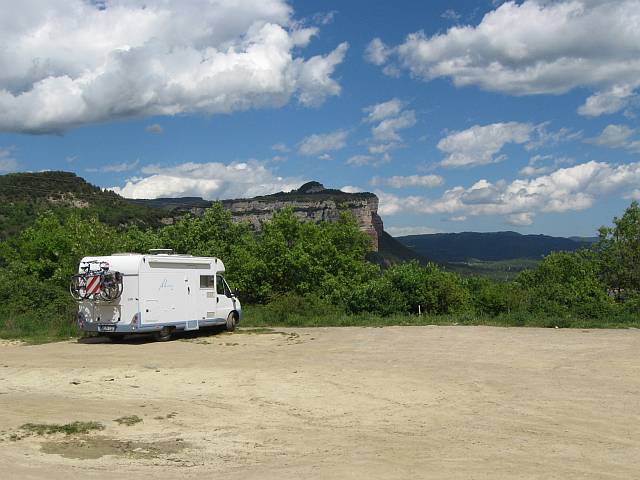 Parkplatz mit Aussicht
