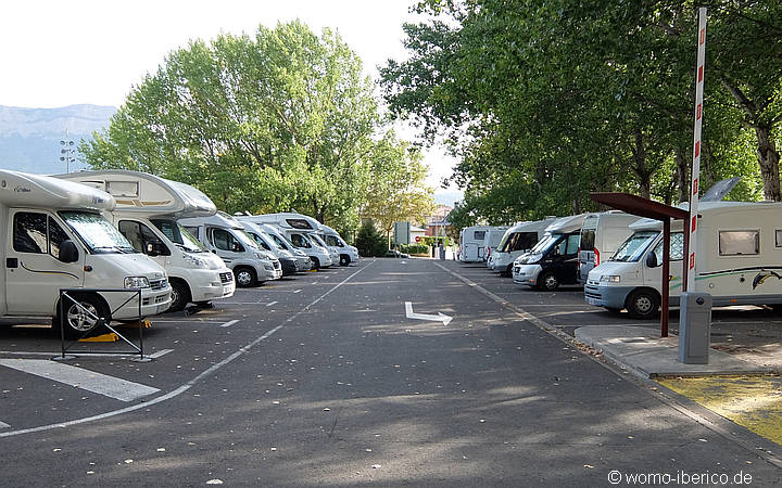 Jaca, Stellplatz 20180830 Jaca Stp