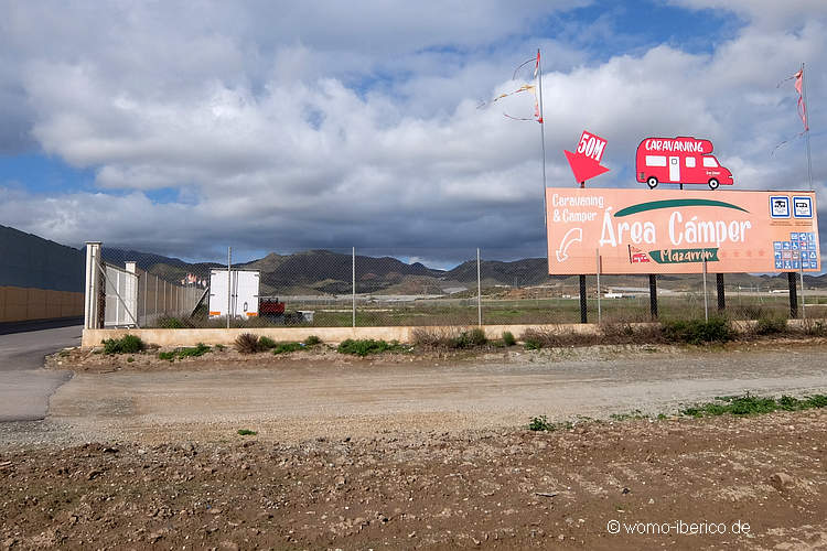 20220406 Mazarron Stp Zufahrt