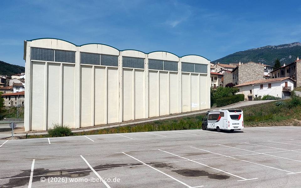 Salvatierra de Esca, Stellplatz 20260424 SalvatierraEsca Stp