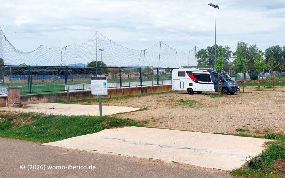 Mendavia, Stellplatz 20260428 Mendavia Stp