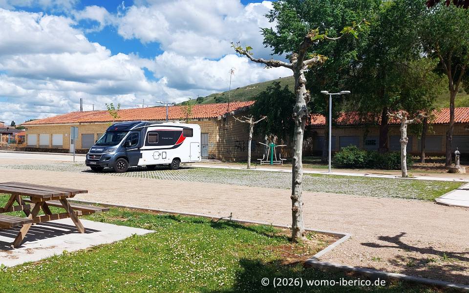 Monzón de Campos, Stellplatz 20260506 MonzonCampos Stp