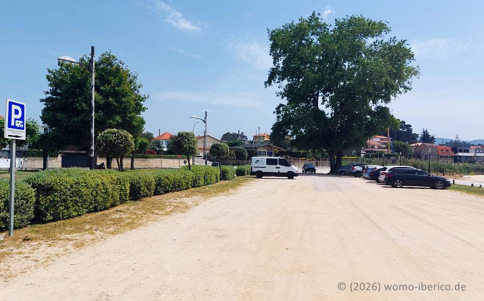 Nigrán, Womo-Parkplatz, Campo das Redes 20260527 Nigran WomoPP1