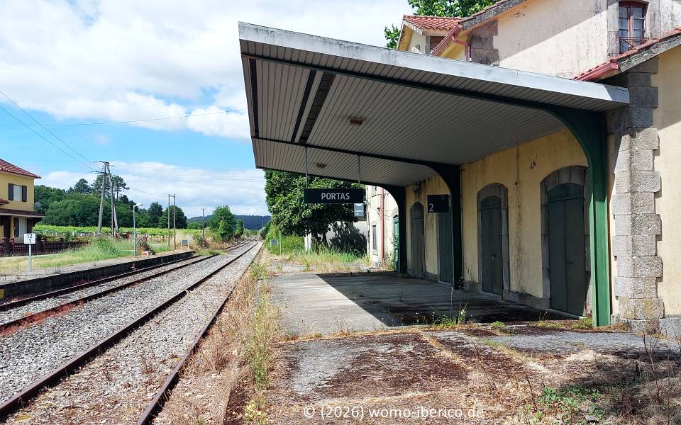 Portas, ehemaliger Bahnhof 20260602 VV Bahnhof