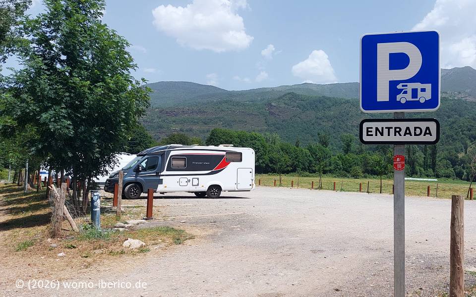 Castejón de Sos, Stellplatz 20260622 CastejónDeSos PP